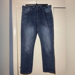 Men's Blue Jeans Van Heusen Never Tuck 36x32